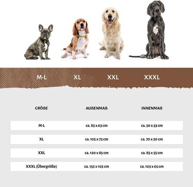 Лежак для собак Knuffelwuff Milan XXL, екошкіра, чорний, 120x85 см, м'який, знімний чохол, пральний