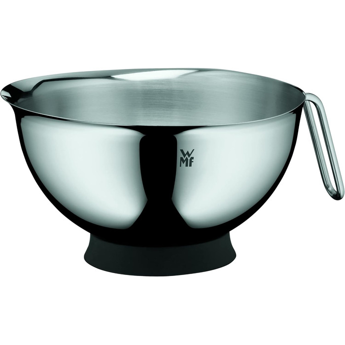 Миска WMF Function Bowls 1,25 л, 20 см, полірована нержавіюча сталь Cromargan, для змішування, підходить для посудомийки, штабельована