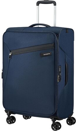 Валіза Samsonite Litebeam Spinner L, розширювана, 77 см, 103/111 л, темно-синя