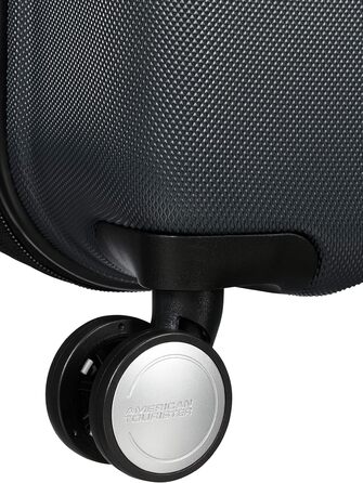 Валіза American Tourister Tracklite Spinner 78 см, 120 л, розширювана, темно-сіра