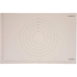 Силіконова килимок для тіста Wundermix WunderMat 60x40 см з розміткою, антипригарна та нековзка підкладка для випічки