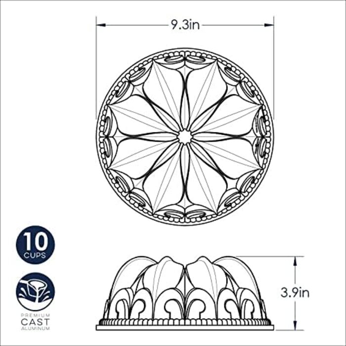 Форма для випікання Nordic Ware 53237, алюмінієва, різнокольорова