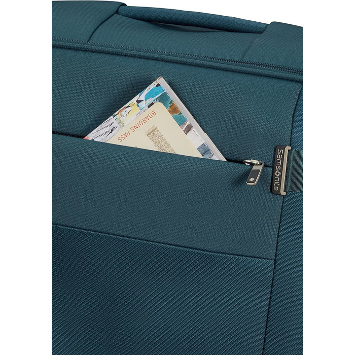 Валіза Samsonite Citybeat Spinner S (синя, Petrol Blue), валіза Samsonite Citybeat Spinner M EXP (66 см, 67/73 л, розширювана)