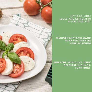 Овочерізка Genius Nicer Dicer Chef Deluxe XXL 37 предметів із набором скляних мисок, томатниця, овочерізка, 3-в-1 друшляк, шинкувальник, зелений