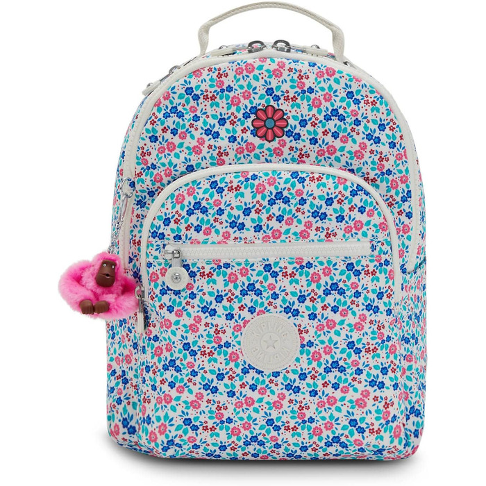 Рюкзак Kipling Seoul S малий з відділенням для ноутбука, мікроквіти