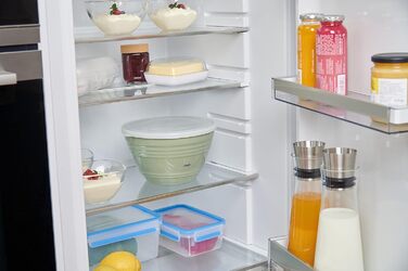 Миска для змішування Emsa Prep&Bake 2,75 л із пластику, з кришкою для зберігання, нековзке дно, для кухні, зелена