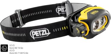 Налобний ліхтар PETZL Pixa 3R ATEX, акумуляторний, чорний/жовтий, універсальний розмір