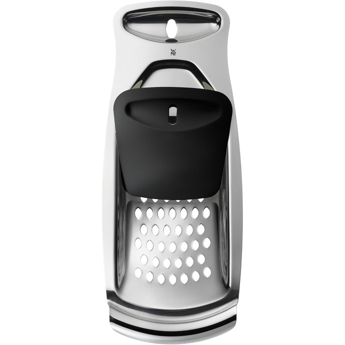 Терка для шпецле WMF Spätzle-Profi 35x14 см з нержавіючої сталі Cromargan, з лопаткою та гачком, для приготування шпецле, можна мити в посудомийній машині