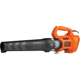 Акумуляторний садовий пилосос та повітродув BLACK+DECKER, електроаксіальний, 1850 Вт, швидкість 190 км/год, об'єм 765 м³/год, інтегрований скребок для листя