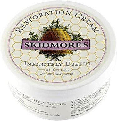Відновлювальний крем Skidmore's для шкіри та дерева, 100% натуральний, нетоксичний бальзам для догляду та пом'якшення
