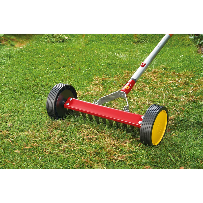 Вертикутер-ролик WOLF-Garten multi-star UR-M 3, ручний, червоний, 30x60x16 см