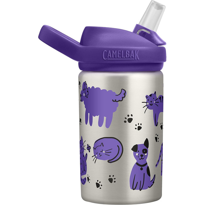 Дитяча пляшка для води CamelBak Eddy+ Cats & Dogs, універсальна