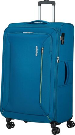 Валіза American Tourister Hyperspeed Spinner L розширювана, 80 см, 109/116 л, бірюзова (Deep Teal), поліпропілен