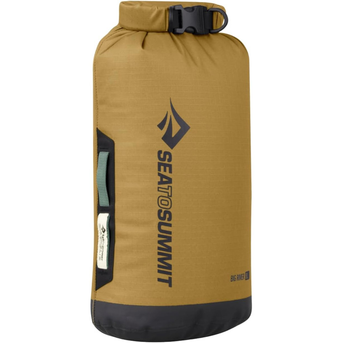 Герметична сумка Sea to Summit Big River Dry Bag для водних видів спорту, водонепроникна, міцна, з ручками, кріпленням і D-кільцем, роликовий клапан