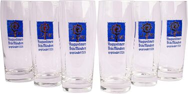 Пивний келих Augustiner Bräu München Willybecher 0,5 л, набір 6 шт.
