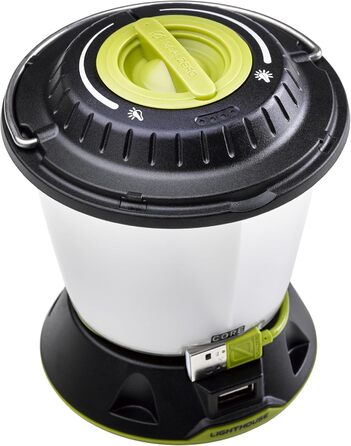 Кемпінговий LED ліхтар Goal Zero Lighthouse Core 430 лм, акумуляторний, чорний/жовтий, універсальний розмір