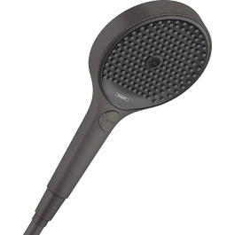 Ручний душ hansgrohe Rainfinity, 3 режими, круглий, 130 мм, антикальцій, Brushed Black Chrome