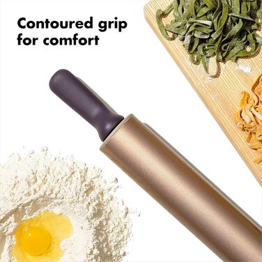 Антипригарна сталева качалка Oxo Good Grips, срібляста