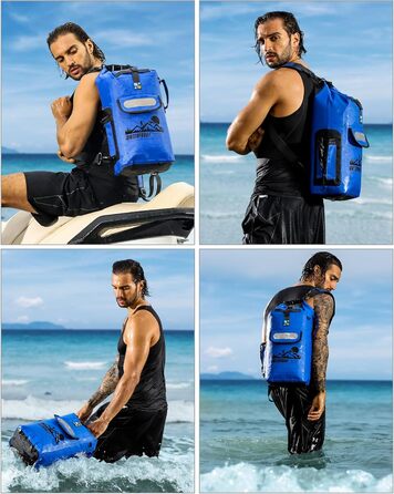 Водонепроникний рюкзак IDRYBAG Dry Bag 20/30/40 л для каякінгу, плаваючий гермомішок для водних видів спорту