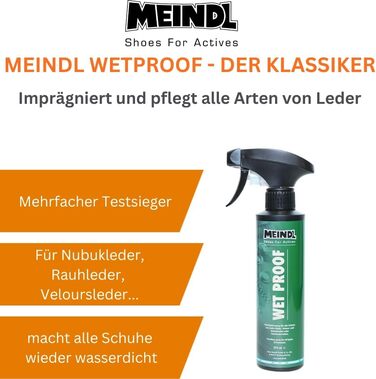Meindl набір для догляду за шкіряним взуттям: Sportwax, просочення, щітка для шкіри, засоби для захисту та очищення взуття з натуральної шкіри