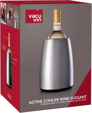 Охолоджувач для вина Vacu Vin Active Elegant, нержавіюча сталь, 208×155 мм