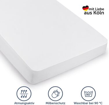 Водонепроникний наматрацник Blumtal 100x200 см, 2 шт, Oeko-TEX, дихаючий, безшумний, захист від вологи для матраца