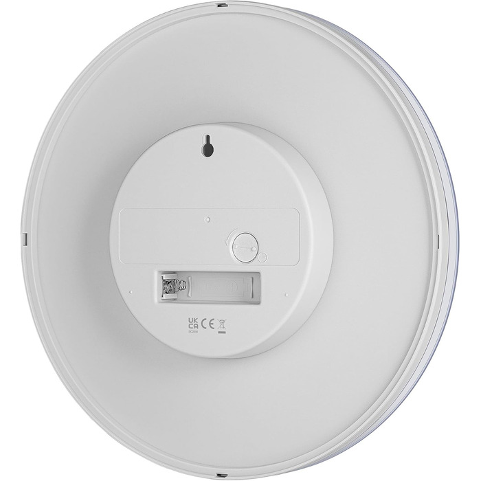 Настінний годинник Braun BC26W, класичний, білий, 23 см, аналоговий, безшумний кварцовий механізм, добре читається