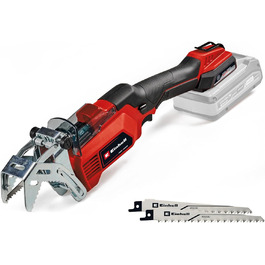 Акумуляторна гілкоріз Einhell GE-GS 18/150 Li-Solo Power X-Change 18В, зріз до 100 мм, хід 20 мм, знімна дуга, 2 пилки, без акумулятора