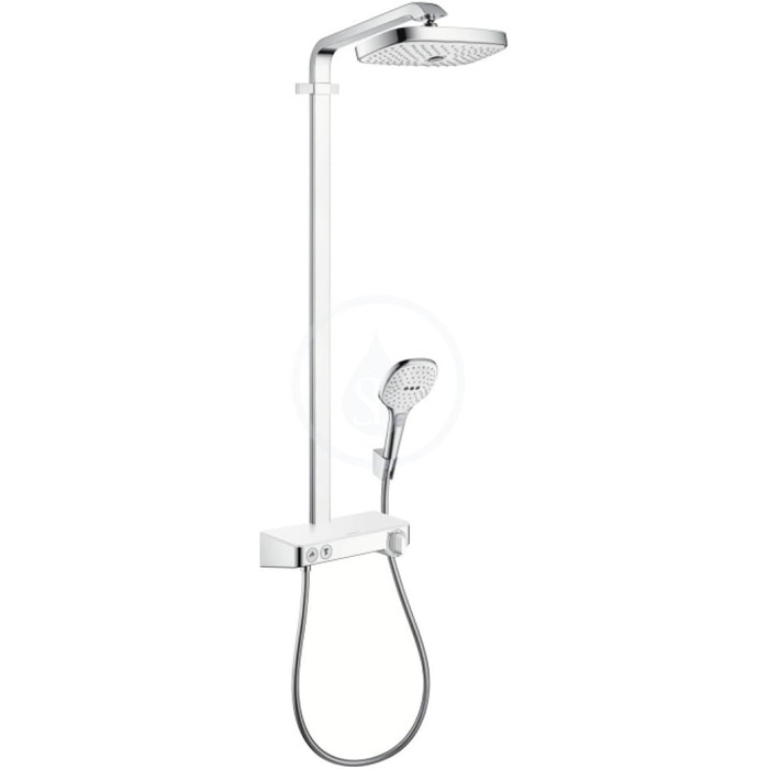 Душова лійка hansgrohe Croma 100 з тримачем, 4 режими, хром