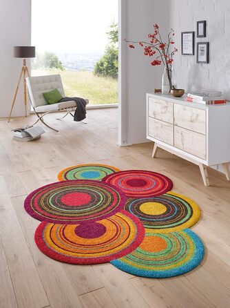 Килимок wash+dry Cosmic Colours 70x120 см для внутрішніх і зовнішніх приміщень, праний, різнокольоровий