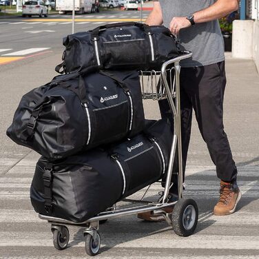 Гермомішок AquaQuest White Water Duffel 100% водонепроникний, міцний, універсальний, для подорожей, спорту, мотоцикла, човна, риболовлі, 50/75/100 л