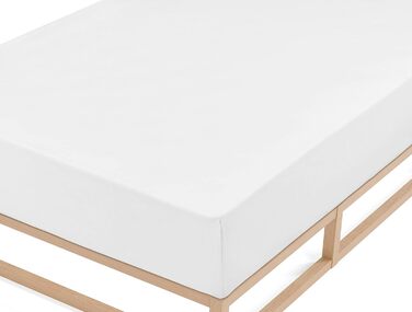 Простирадло бавовняне biberna 150x250 см, біле, 2 шт.