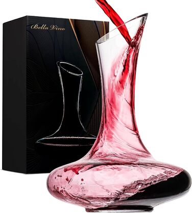 Декантер для вина Bella Vino, скло, 1200 мл, прозорий, 1800 мл