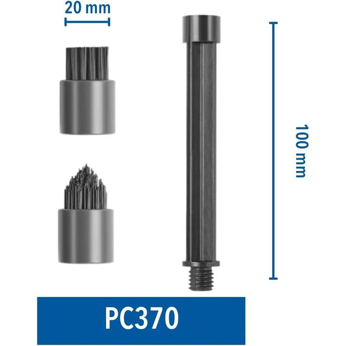 Dremel Versa PC10 багатофункціональний бездротовий роторний очищувач, набір для чищення з 9 насадками, щіткою та захистом від бризок для швидкого та легкого прибирання