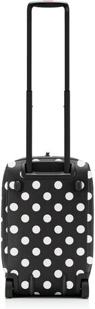 Reisenthel Allrounder Trolley на колесах Frame Dots White – універсальна дорожня сумка з 2-ступеневою телескопічною ручкою, для подорожей, роботи та відпочинку
