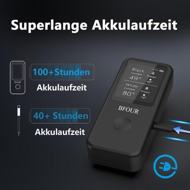 Бездротовий термометр для м'яса BFOUR з Bluetooth, подвійний зонд, водонепроникний IP67, додаток, для гриля, духовки, ростера