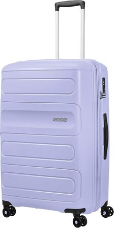 Валіза American Tourister Sunside Spinner, 55 см, 35 л, чорна, розширювана, пластикова, на 4 колесах