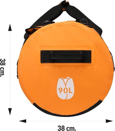 Велика водонепроникна спортивна сумка-дюфел The friendly Dutch 90L для чоловіків, рюкзак та дорожня сумка