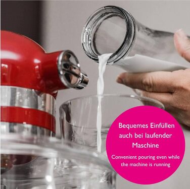 Захисний кожух Profi-Spritzschutz Kitty 'Zuhälter' для KitchenAid 4,3-4,8 л, сумісний з металевими, скляними, керамічними та дерев'яними чашами