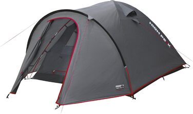 Намет High Peak Nevada 3 для кемпінгу, купольний, на 3 особи, з тамбуром, двошаровий, водонепроникний, з вентиляцією, захистом від погоди та москітів