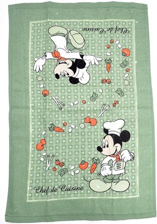 Кухонні рушники Disney 2 шт. Міккі Маус, зелений