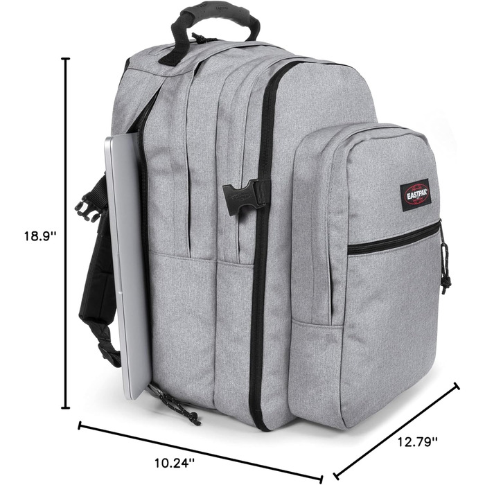 Рюкзак EASTPAK TUTOR 39 л, сірий, міський, для ноутбука