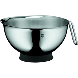 Миска WMF Function Bowls 1,25 л, 20 см, полірована нержавіюча сталь Cromargan, для змішування, підходить для посудомийки, штабельована