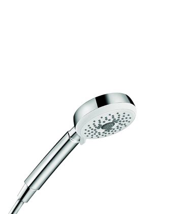 Душова лійка hansgrohe Crometta 100, 3 режими, біла/хром
