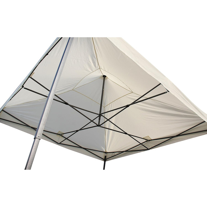Багатофункціональна альтанка All Seasons Gazebos 2x2 м, кремова, водонепроникна, міцна конструкція