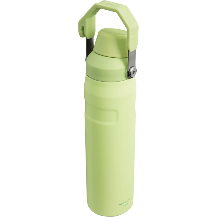 Термос-пляшка Stanley Iceflow 0.6 л для спорту, чорна (Citron), не пропускає воду, BPA-free, зручна для миття в посудомийці, тримає холод до 10 годин