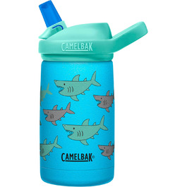 Дитяча вакуумна пляшка CamelBak Eddy+ з нержавіючої сталі 350 мл (Дизайн Акули)