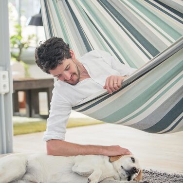 Гамак LA SIESTA Paloma Olive, подвійний, класичний, бавовна