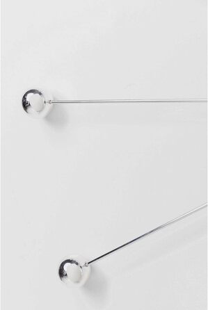 Настінний годинник Kare Design Like Umbrella 100 см, сучасний, мінімалістичний, алюмінієва рама, круглий, сріблястий