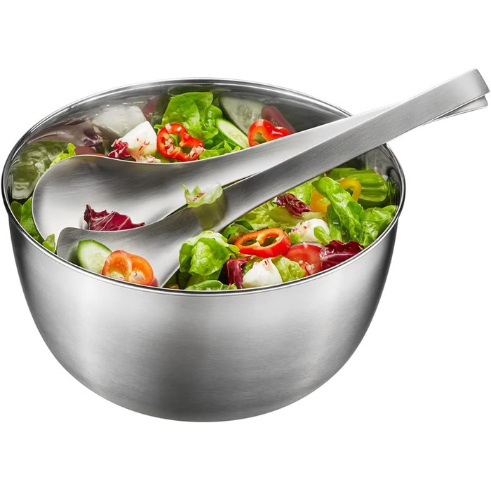 Сушарка для салату GEFU з кришкою, 3 л, пластик, сіта і ручка-крутилка, чорна/сіра